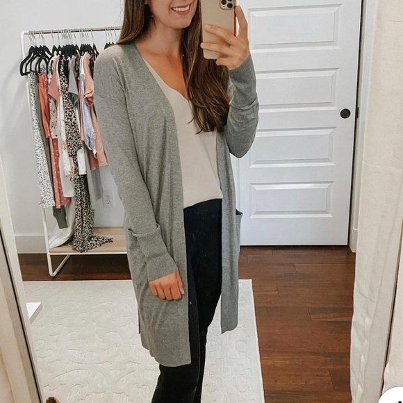 Halogen Sweaters - Halogen Gray Cardigan size XS